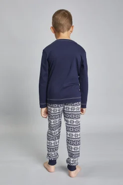 Arktyka piżama chłopięca długi rękaw, długie spodnie