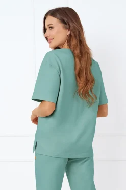 Bluzka damska krótki rękaw Caro
