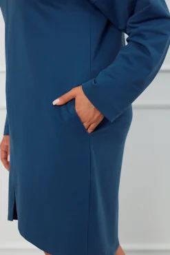 Grafi szlafrok damski długi rękaw