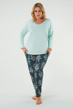 Julietta piżama damska długi rękaw, długie spodnie