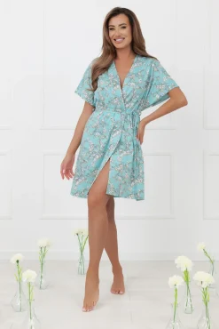 Kimono damskie krótki rękaw Hikari