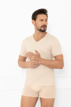 Koszulka męska krótki rękaw w serek Apollo