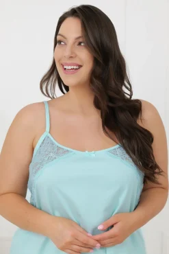 Piżama damska wąskie ramiączko, krótkie spodnie Sensual