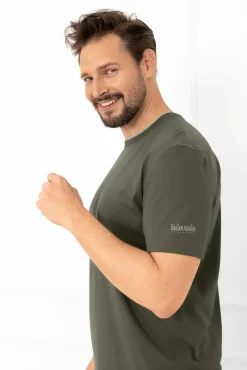 Piżama męska krótki rękaw, krótkie spodnie Krystian