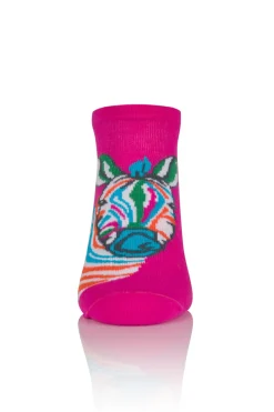 Skarpetki stopki S118S ZEBRA